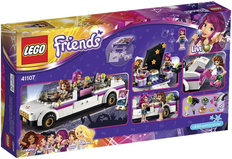 LEGO Friends 41107 Juego Pop Star Limo