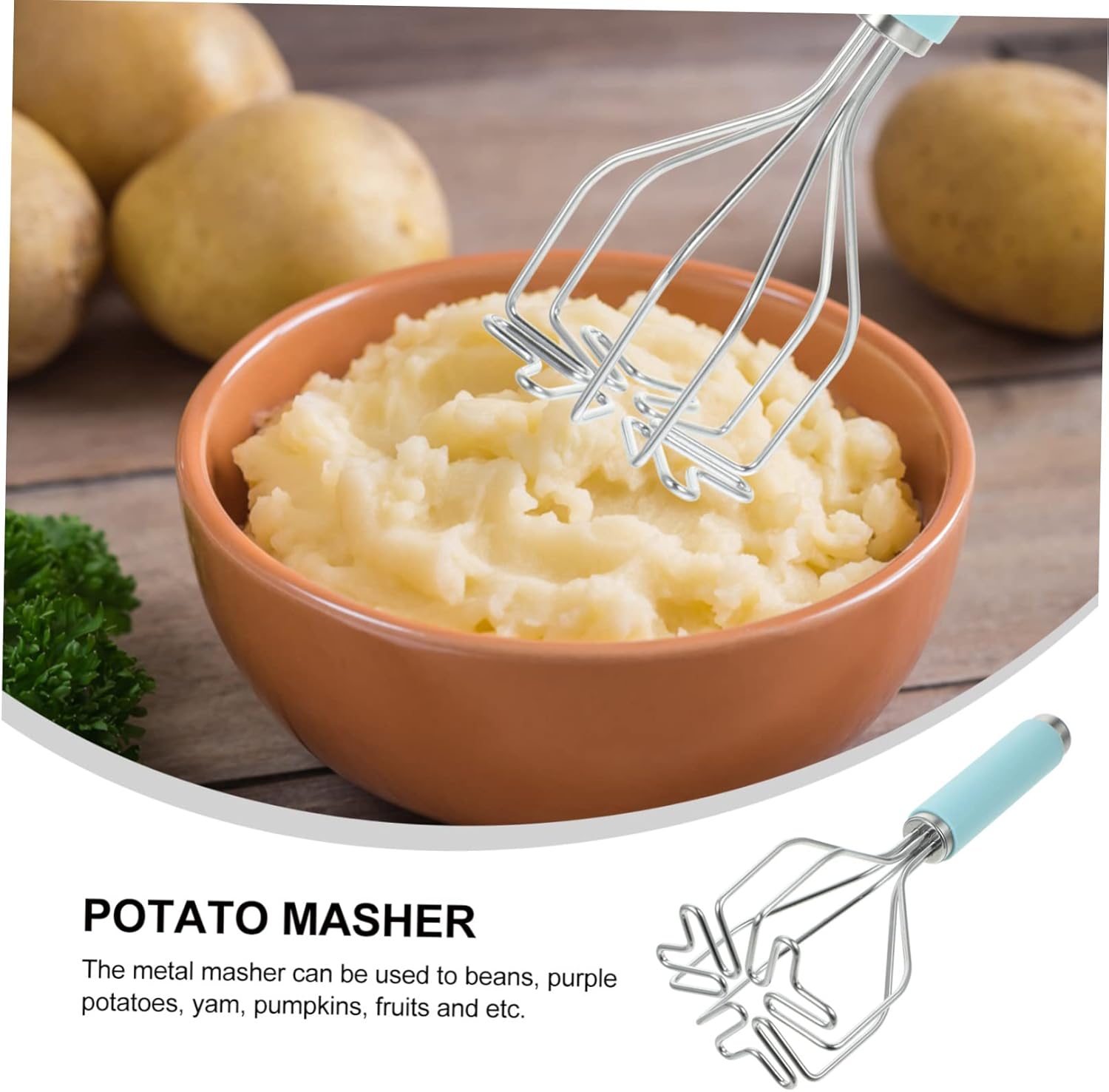 Triturador de patatas Prensa de frutas Gadgets domésticos Herramienta de aguacate Prensa de verduras Prensa de patatas Rocker Cocina Triturador de
