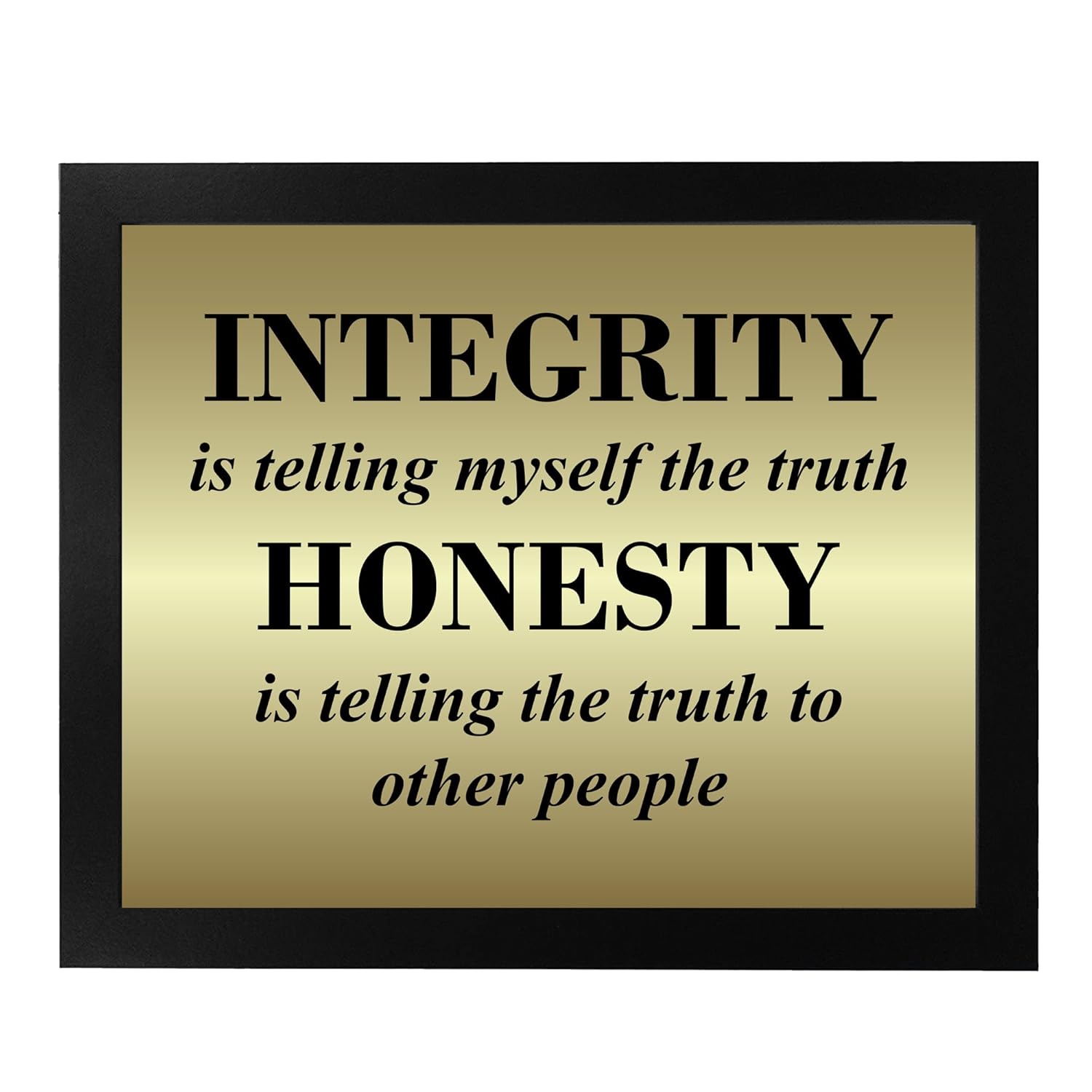 Telling Truth – Inspirational Quotes Wall Decor, Motivational Elegant Wall Art Print Makes Great Wall Decor For Living Room Decor, Office Decor,