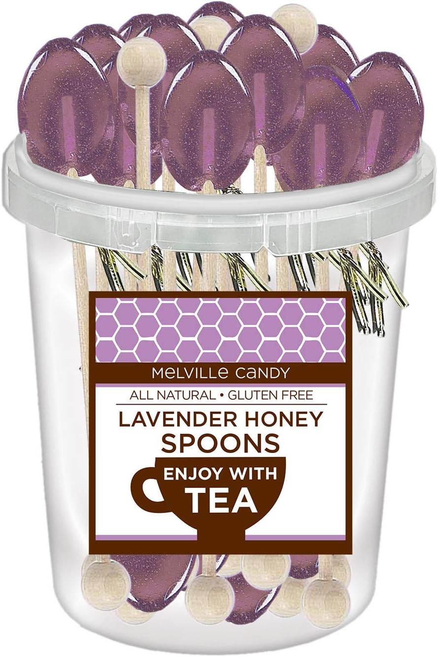Cuchara de miel con sabor a lavanda (30 unidades)
