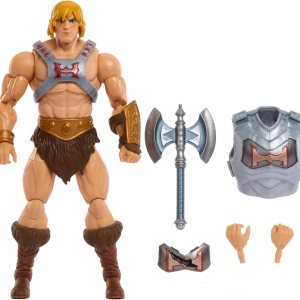 Masters of the Universe Revolution Masterverse – Figura de acción He-Man con armadura de batalla extraíble, coleccionable de lujo con 30 Masters of the Universe Revolution Masterverse – Figura de acción He-Man con armadura de batalla extraíble, coleccionable de lujo con 30