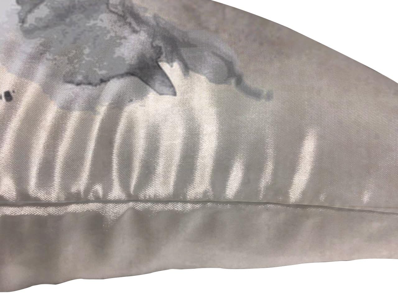 HGOD DESIGNS Funda de almohada de bambú, diseño de árboles de bambú japoneses, sol y montañas, funda de cojín cuadrada estándar decorativa para el
