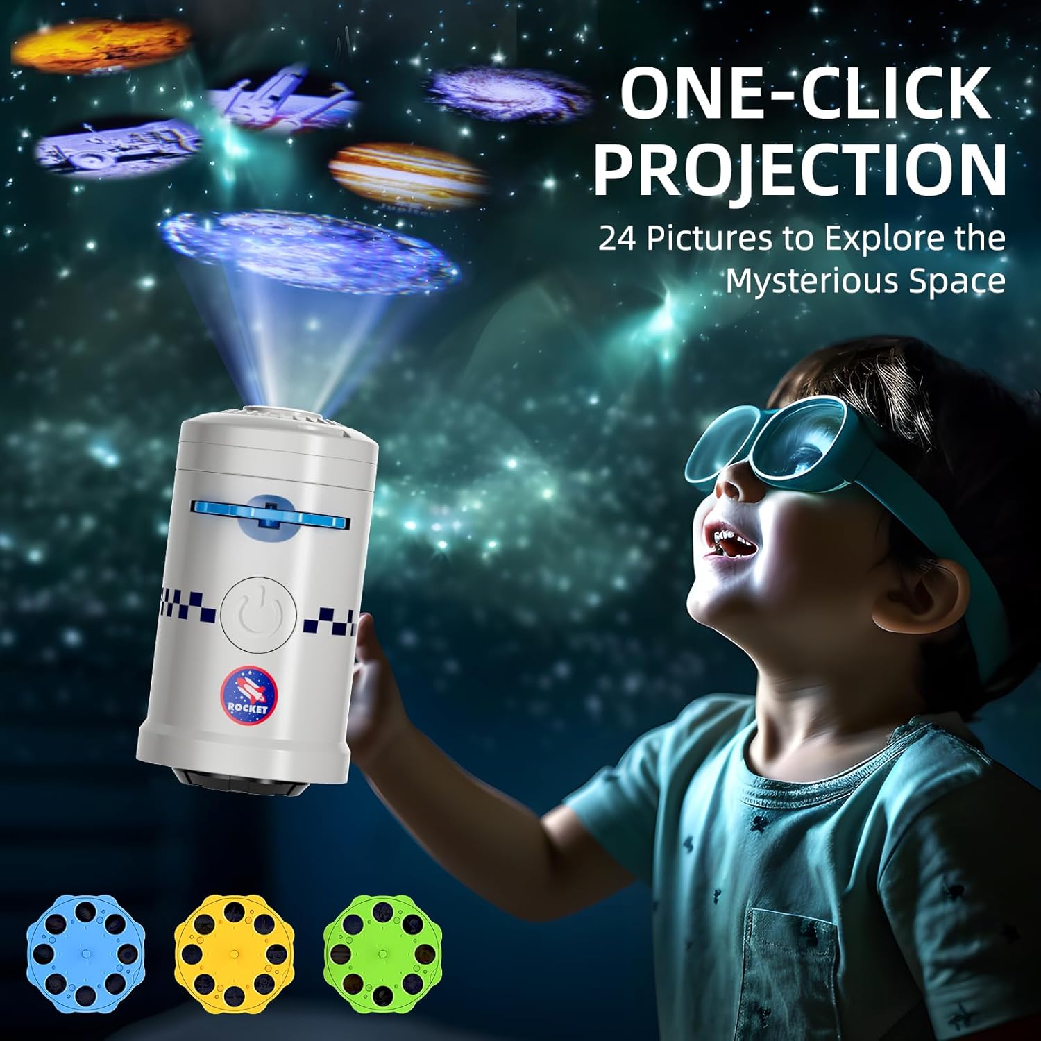 Doloowee Transbordador espacial Juguetes de cohete para niños de 3, 4, 5, 6, 7, 8, 9 años – Juego de juguetes espaciales STEM – Juguetes educativos