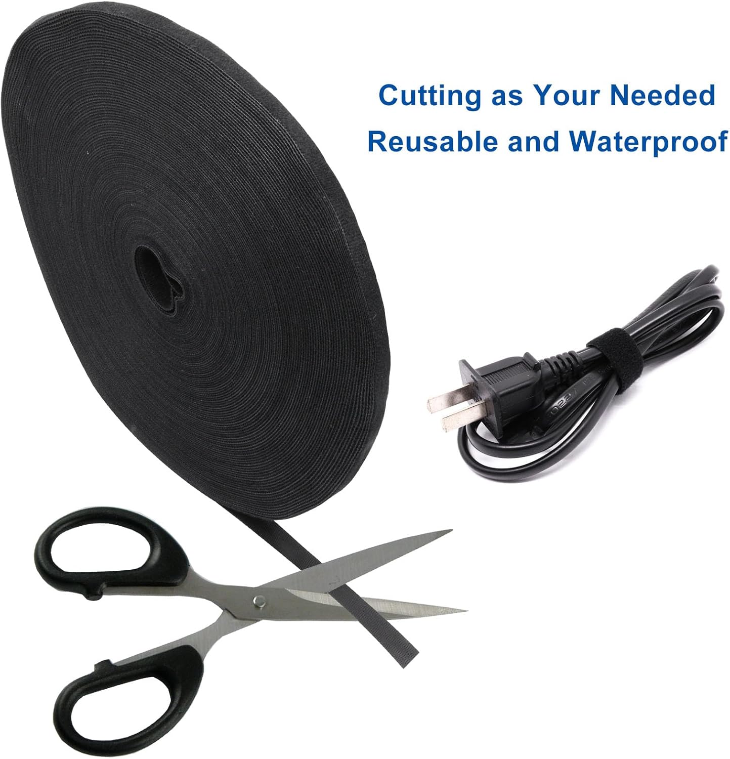 YuGtcen Plant Ties – Cinta reutilizable de nailon para plantas de 131 pies, cinta adhesiva de jardín para plantas trepadoras, lazos para plantas