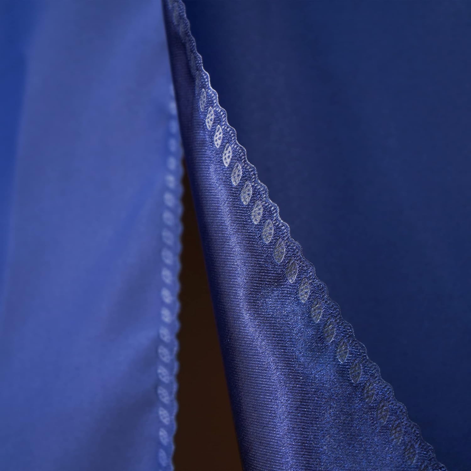 Teanea Cortinas opacas para litera inferior, tamaño individual, 1 panel, azul marino