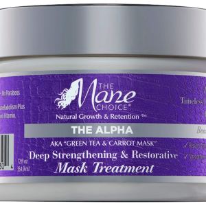 The Mane Choice Mascarilla capilar Alpha Green Tea & Carrot Fortalecimiento y Tratamiento Restaurador, 12 onzas The Mane Choice Mascarilla capilar Alpha Green Tea & Carrot Fortalecimiento y Tratamiento Restaurador, 12 onzas