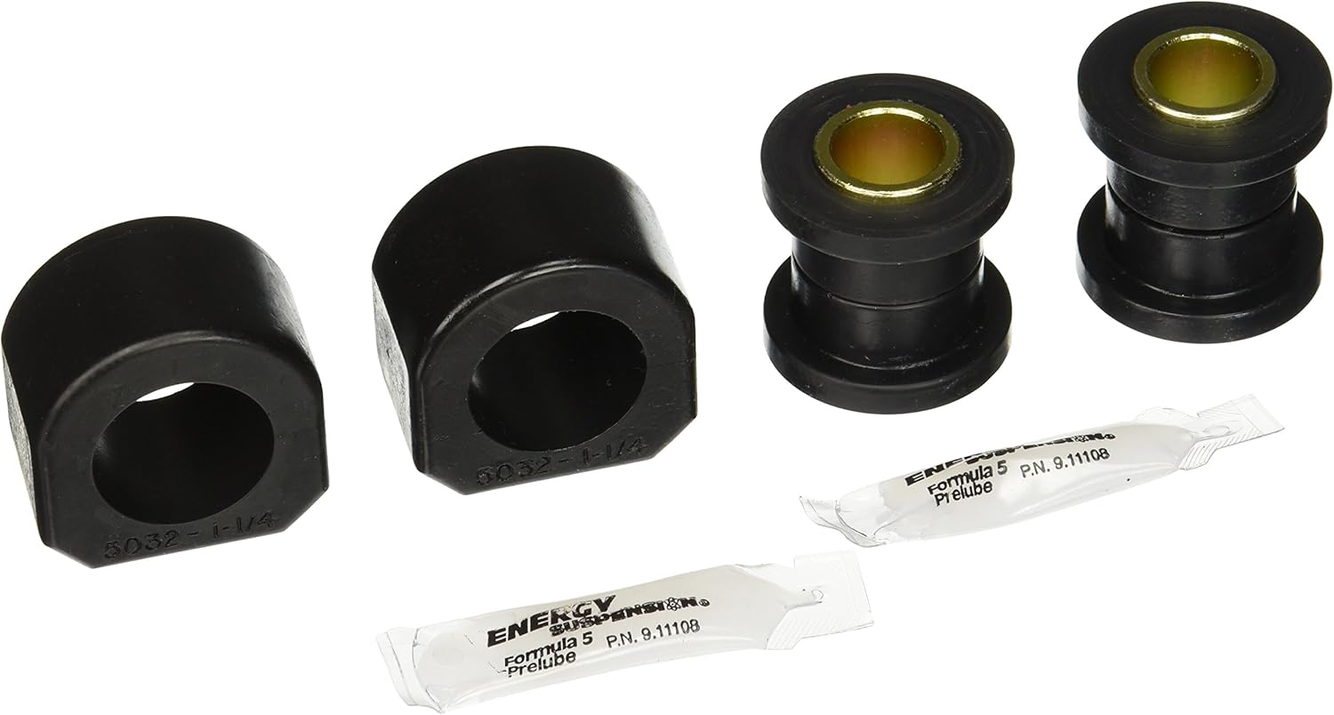 Energy Suspension 3.5118G Buje estabilizador delantero de 1-14″ para GM 4WD, negro