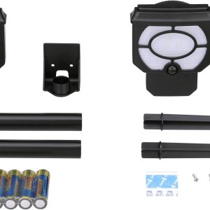 Good Earth Lighting Luces LED de camino o cubierta con pilas en bronce, sensor de movimiento con apagado automático, 50 lúmenes, temperatura de Good Earth Lighting Luces LED de camino o cubierta con pilas en bronce, sensor de movimiento con apagado automático, 50 lúmenes, temperatura de