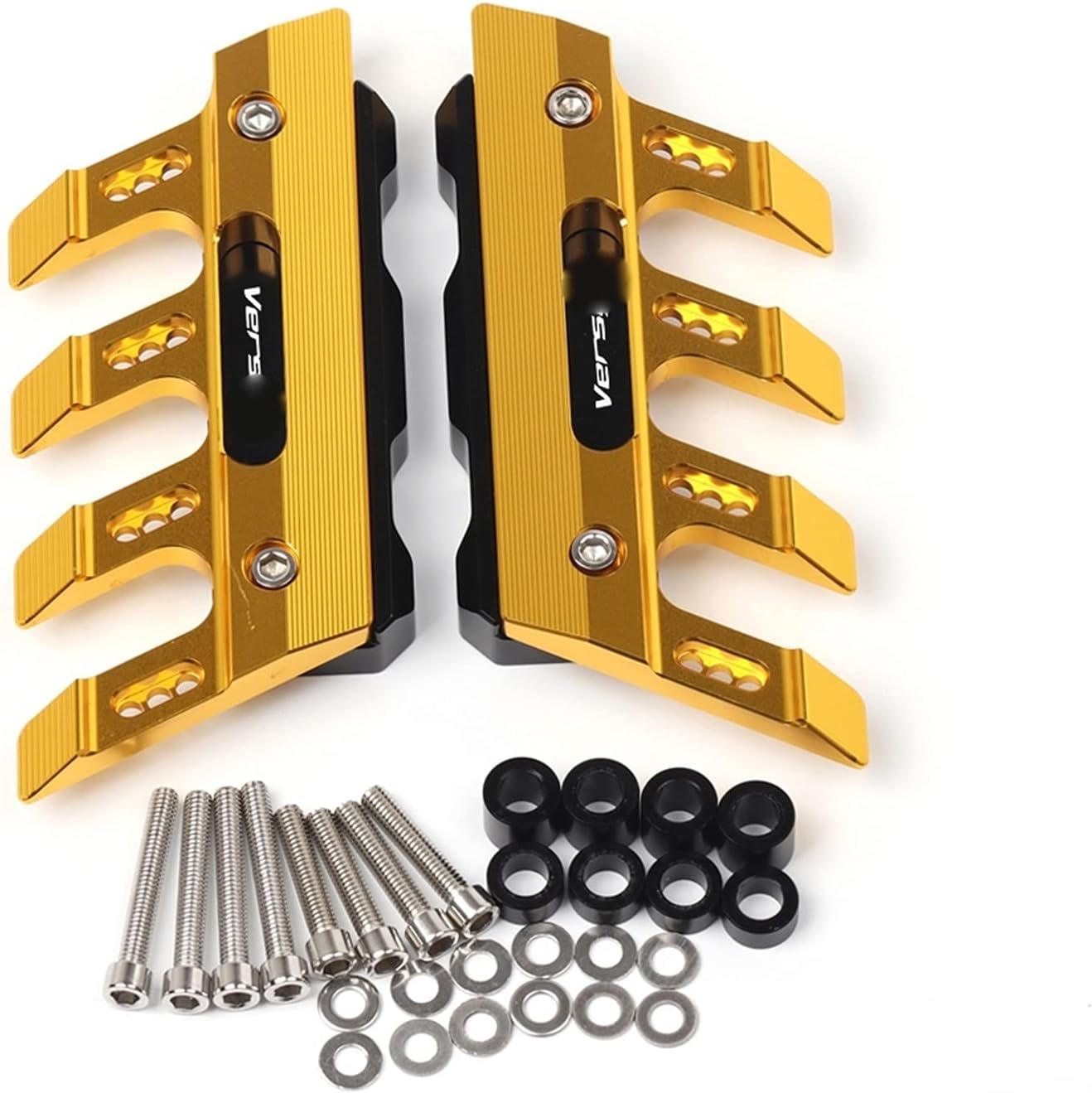 Accesorios para motocicleta, protección contra caídas, guardabarros delantero, protección lateral, deslizadores de aluminio CNC para Kawasaki para