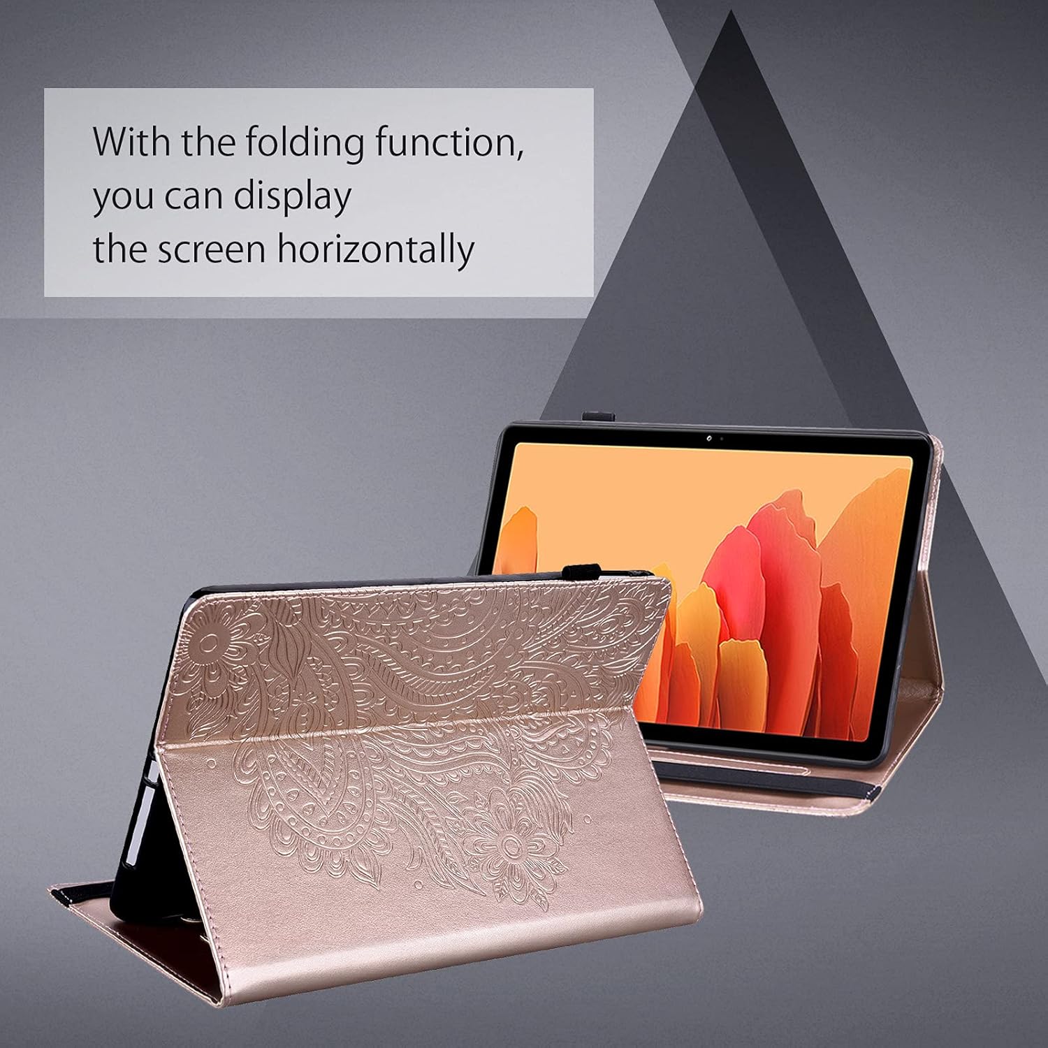 ALILANG Funda para Xiaomi Redmi Pad SE de 11 pulgadas 2023 con lápiz capacitivo, múltiples ángulos de visión con soporte de piel sintética para