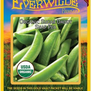 Everwilde Farms – 75 semillas de guisantes orgánicos Sugar Daddy – Paquete Gold Vault Everwilde Farms – 75 semillas de guisantes orgánicos Sugar Daddy – Paquete Gold Vault