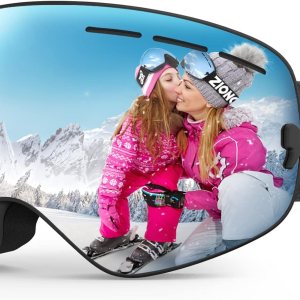 ZIONOR XMINI Gafas de esquí o snowboard para niños y niñas Gafas para la nieve con protección de rayos ultravioleta, no se empañan, con lente ZIONOR XMINI Gafas de esquí o snowboard para niños y niñas Gafas para la nieve con protección de rayos ultravioleta, no se empañan, con lente