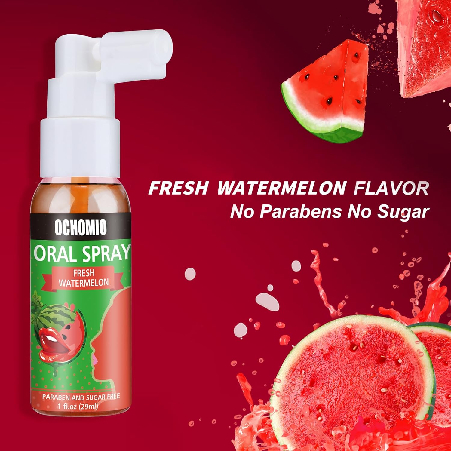 Spray de garganta profunda con sabor a sandía para garganta profunda para mujeres y hombres