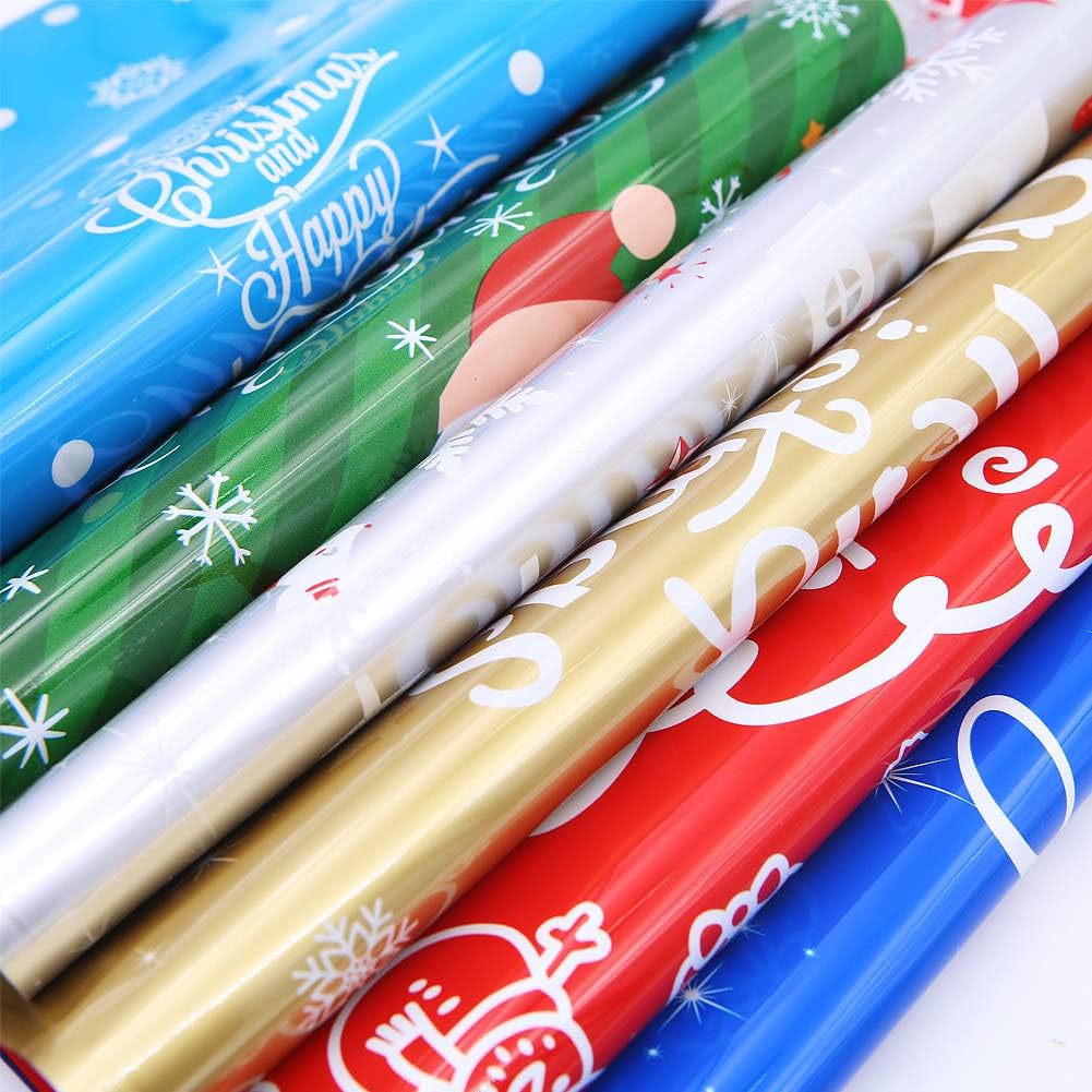 30 bolsas de regalo de Navidad, bolsas grandes para golosinas navideñas, bolsas de envoltura de regalos, bolsas de regalo con patrón de copos de