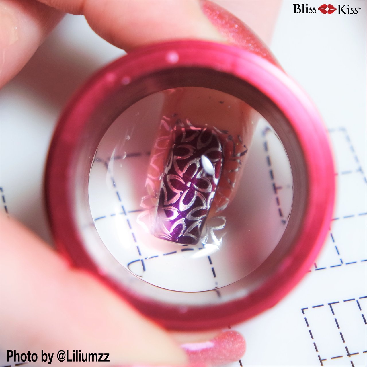 Bliss Kiss Stamp & Scrape – Set de estampadores de silicona para uñas