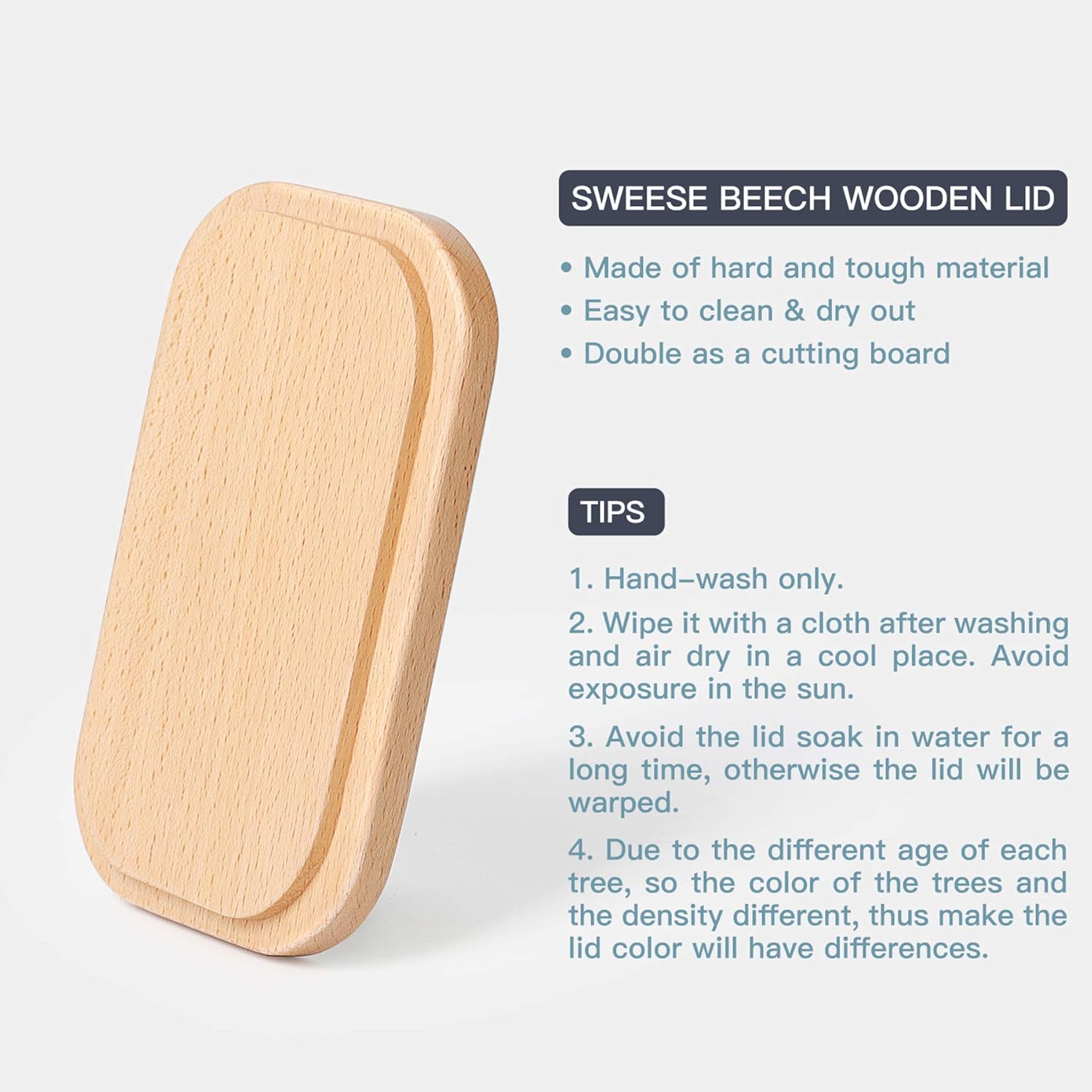 Sweese – Mantequera de porcelana con tapa, perfecto para mantequilla de este y oeste, Blanco