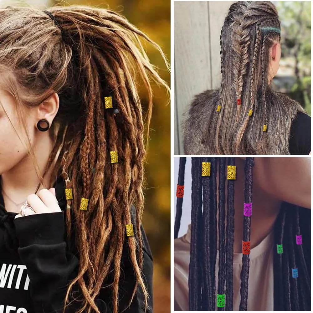 50 piezas de pinzas de extensión de cabello trenzado sucio anillos de extensión de cabello coloridos anillos de extensión de cabello de baile