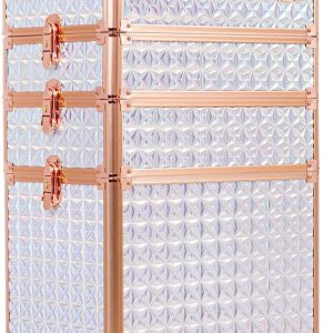 Estuche de maquillaje profesional 5 en 1, estuche de aluminio para cosméticos, estuche de maquillaje con ruedas giratorias de 360 , Blanco, Estuche Estuche de maquillaje profesional 5 en 1, estuche de aluminio para cosméticos, estuche de maquillaje con ruedas giratorias de 360 , Blanco, Estuche