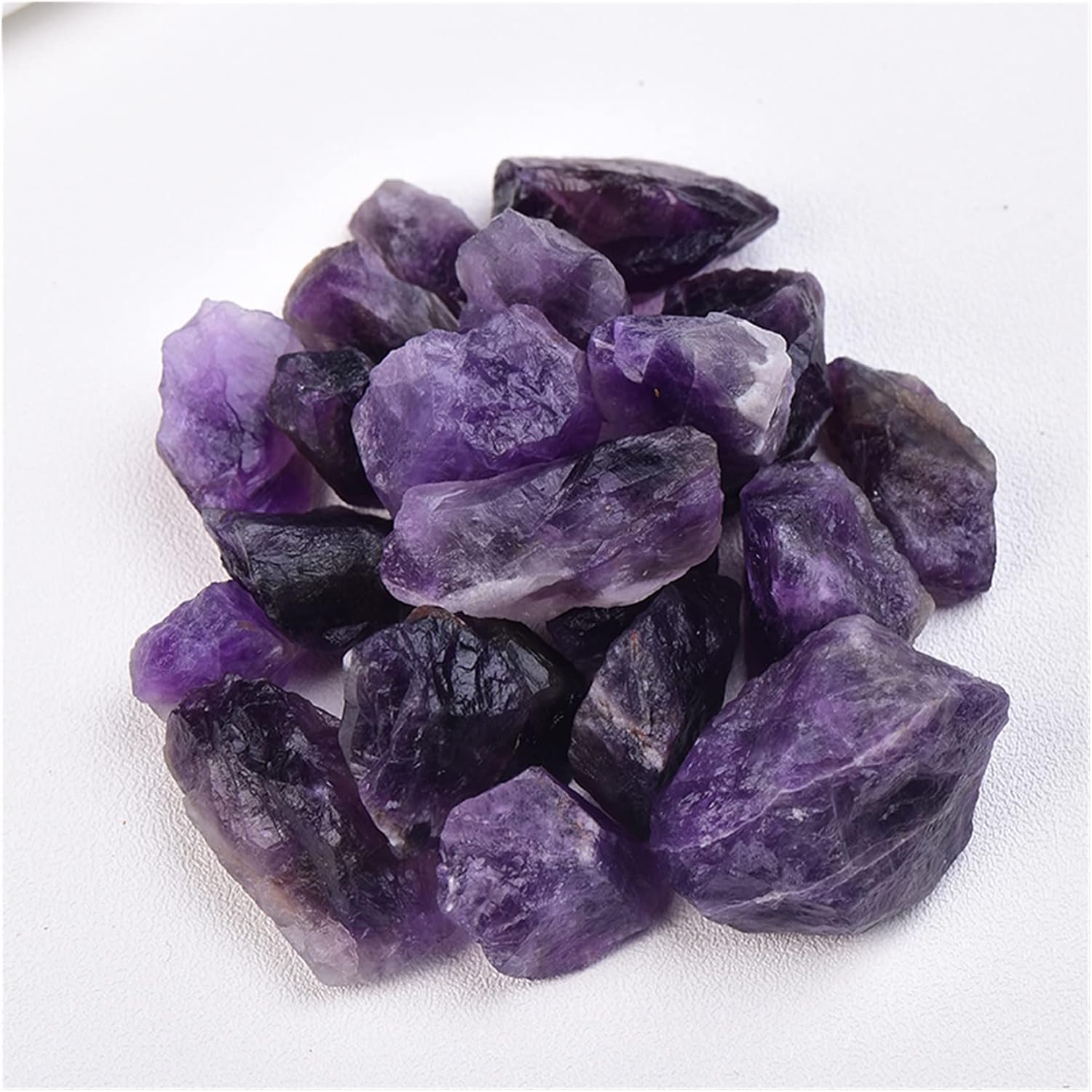 Feng Shui Decorar 1 pieza de amatista natural piedra irregular púrpura grava espécimen de cristal de cuarzo crudo accesorio de regalo decoración del