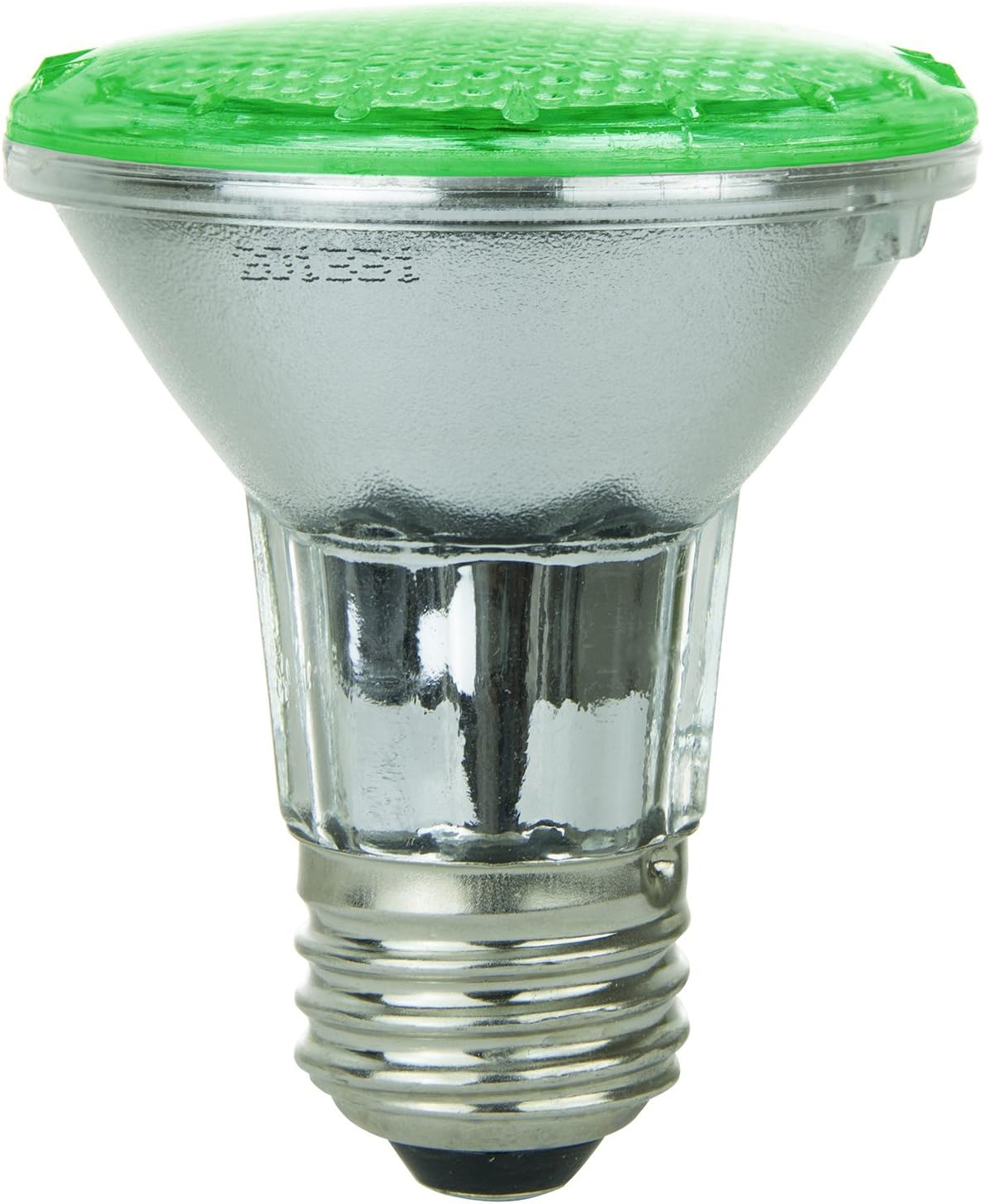 Sunlite Bombilla LED PAR20 80002-SU de color, 3 vatios, (equivalente a 25 W), base media E26, vida útil de 30,000 horas, 1 paquete verde