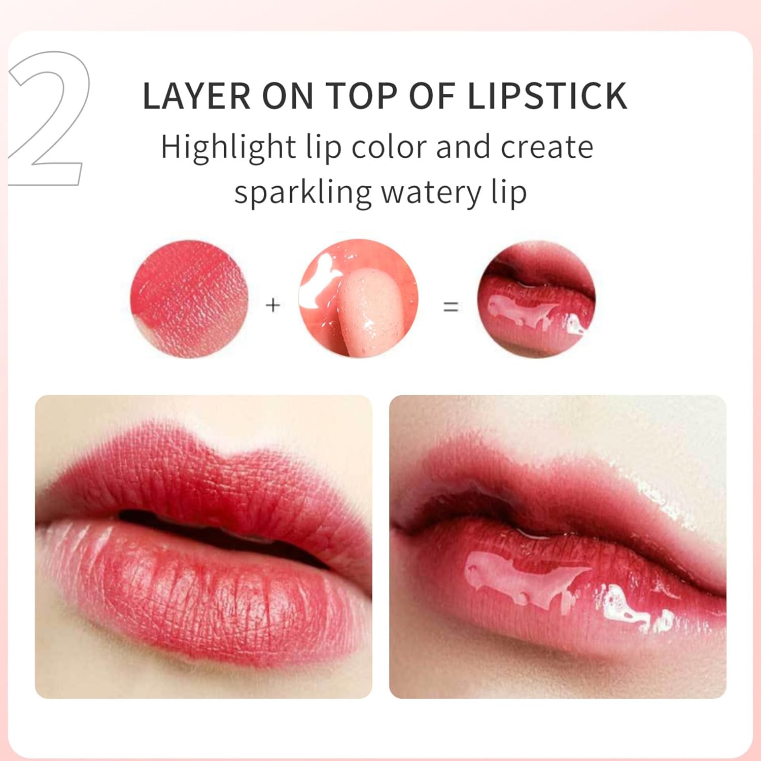 MAEPEOR Aceite hidratante para labios, 10 colores, brillo de labios hidratante, no pegajoso, transparente, de larga duración, bálsamo labial tintado