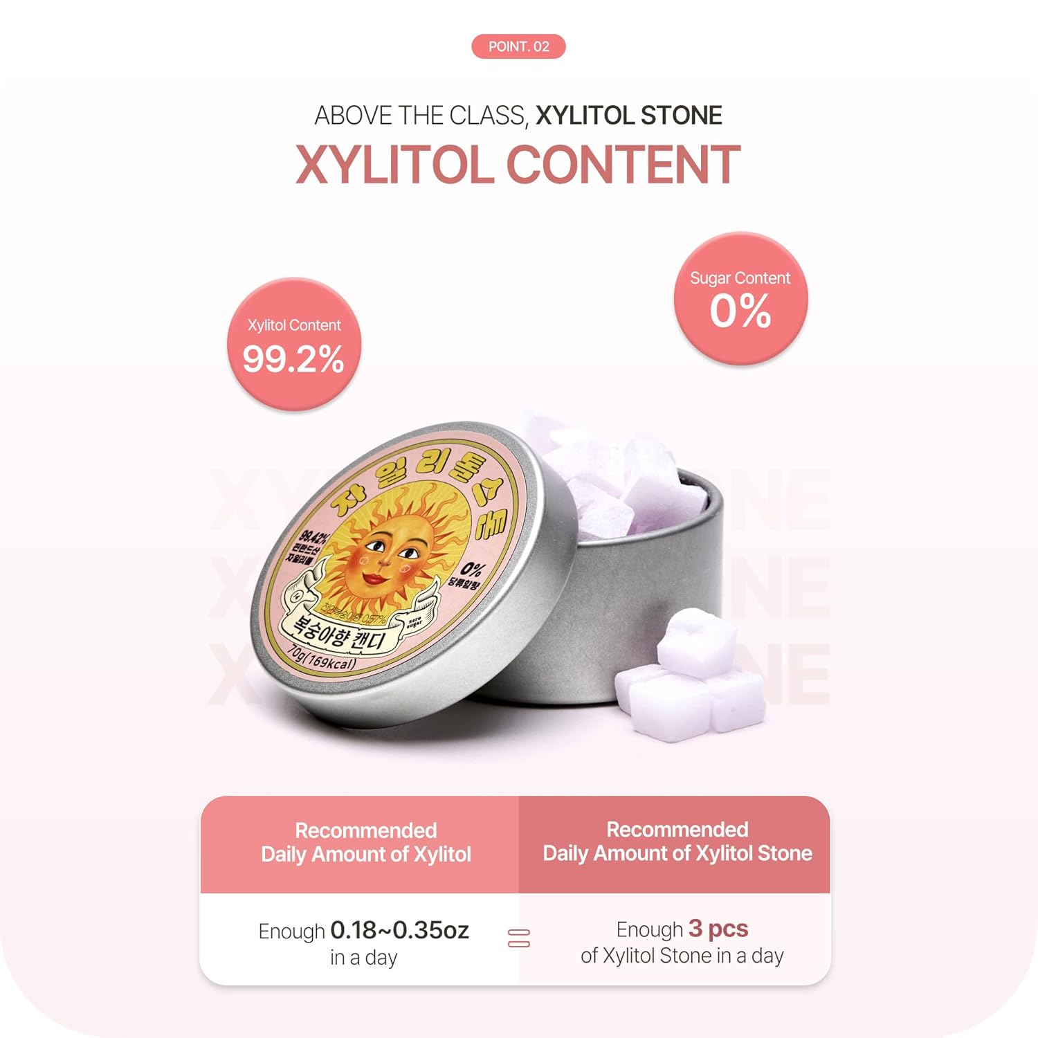 Xylitol Stone  Deliciosos dulces sin azúcar  100% mentas finlandesas de xilitol  Snacks conscientes de la salud  mentas refrescantes para el aliento