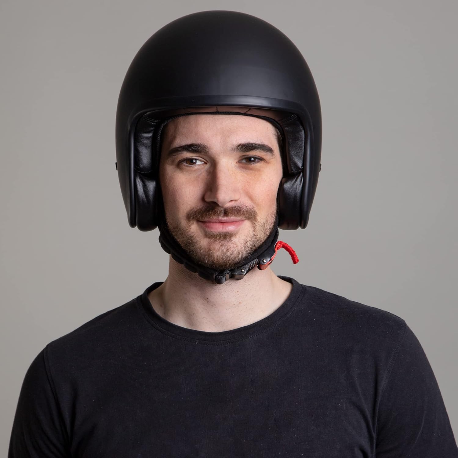 Westt Casco abierto  Scooter Retro Vintage para hombres y mujeres  Casco de motocicleta 34 para ciclomotor, ATV, Cruiser, Café, certificado por DOT,