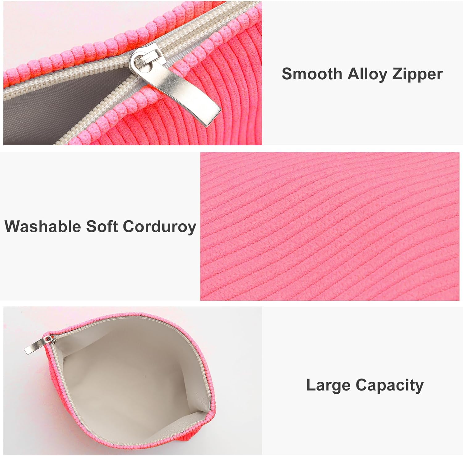 Bolsa de maquillaje de 2 piezas, bolsa de cosméticos para mujer, bolsa de maquillaje de viaje, bolsa organizadora de maquillaje, bolsa de maquillaje