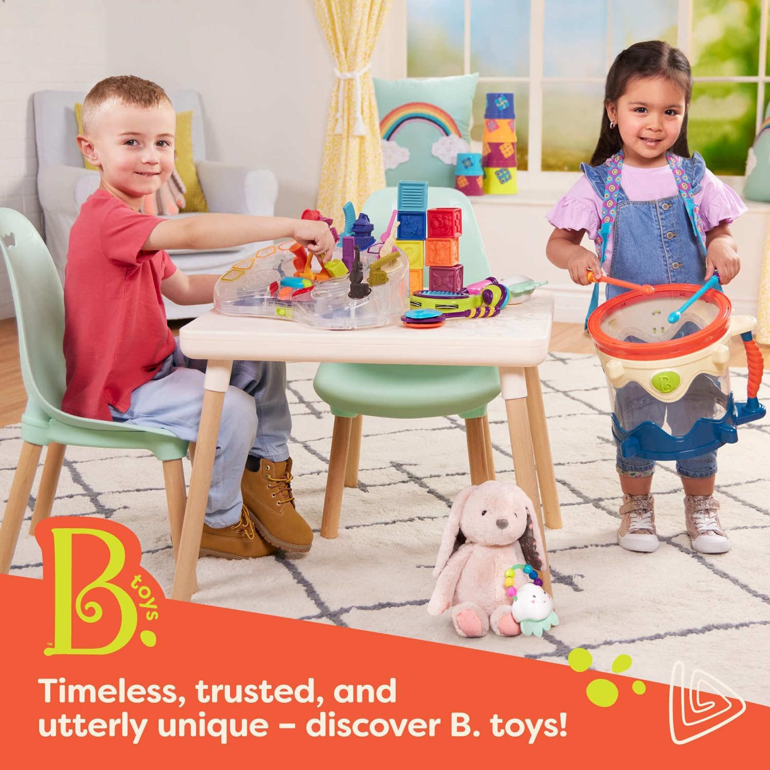 B. Play – Bouncer de abeja para montar – Juguete animoso – Tolva inflable para niños pequeños – Saltar y rebotar – Bomba de aire incluida – Boing