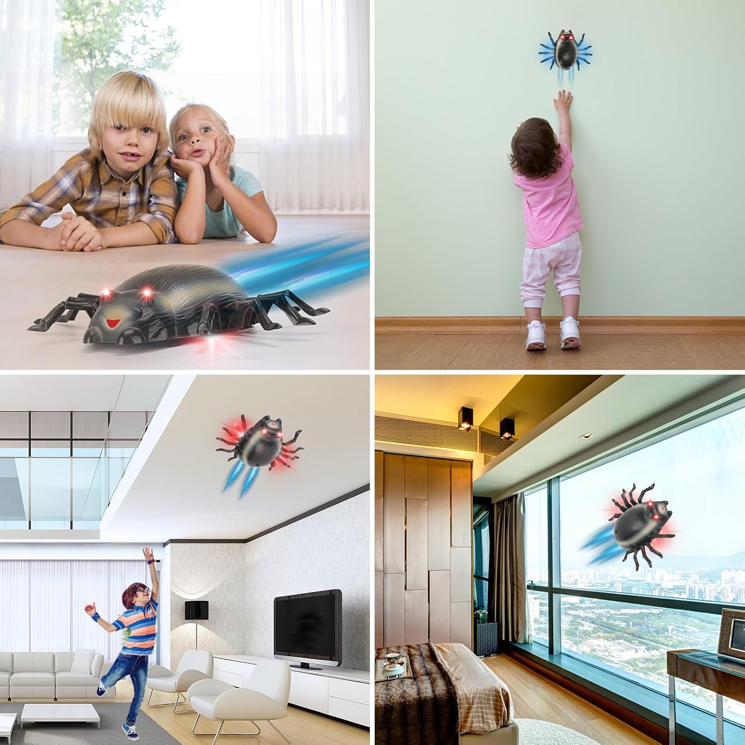 Juguetes de araña de escalada de pared con control remoto, juguetes multifuncionales para niños, juguetes para niños de 3, 4, 5, 6, 7, 8, 9, 10, 11,
