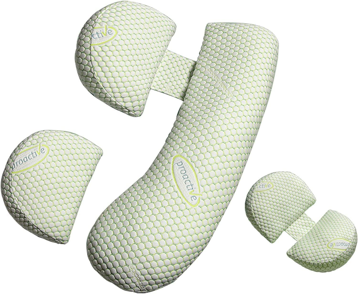 PUREPLAY Almohadas de embarazo para dormir, almohada de maternidad para mujeres embarazadas con funda de almohada desmontable y ajustable, soporte