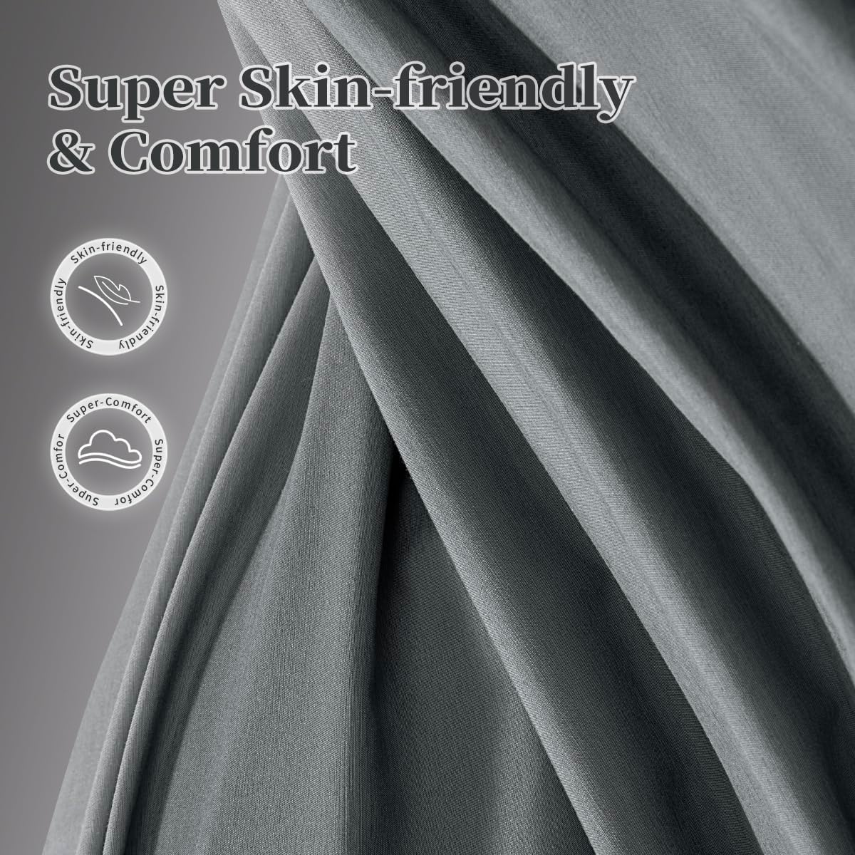 Shilucheng Juego de sábanas, sábanas transpirables y refrescantes, sábanas de microfibra suave de 1800 hilos, ropa de cama cómoda con bolsillos de