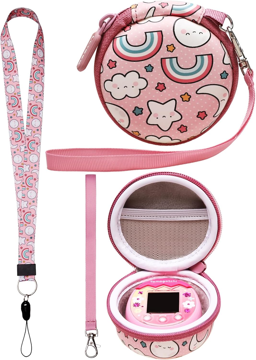 LTGEM Funda compatible con Tamagotchi PixTamagotchi OriginalTamagotchi Nano xTamagotchi Hello KittyTamagotchi Uni, funda protectora de transporte