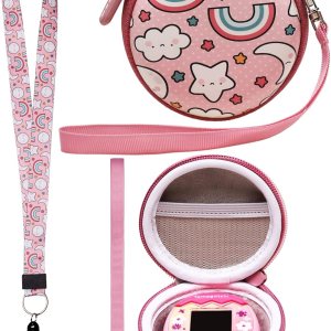 LTGEM Funda compatible con Tamagotchi PixTamagotchi OriginalTamagotchi Nano xTamagotchi Hello KittyTamagotchi Uni, funda protectora de transporte LTGEM Funda compatible con Tamagotchi PixTamagotchi OriginalTamagotchi Nano xTamagotchi Hello KittyTamagotchi Uni, funda protectora de transporte