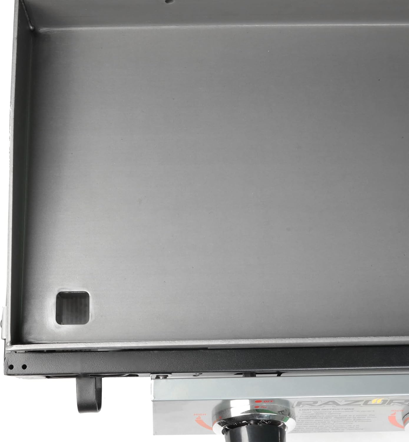 Razor Griddle GGT2130M – Parrilla portátil de gas propano LP de 25 pulgadas para exteriores, 2 quemadores, con 318 pulgadas cuadradas, para cocinar