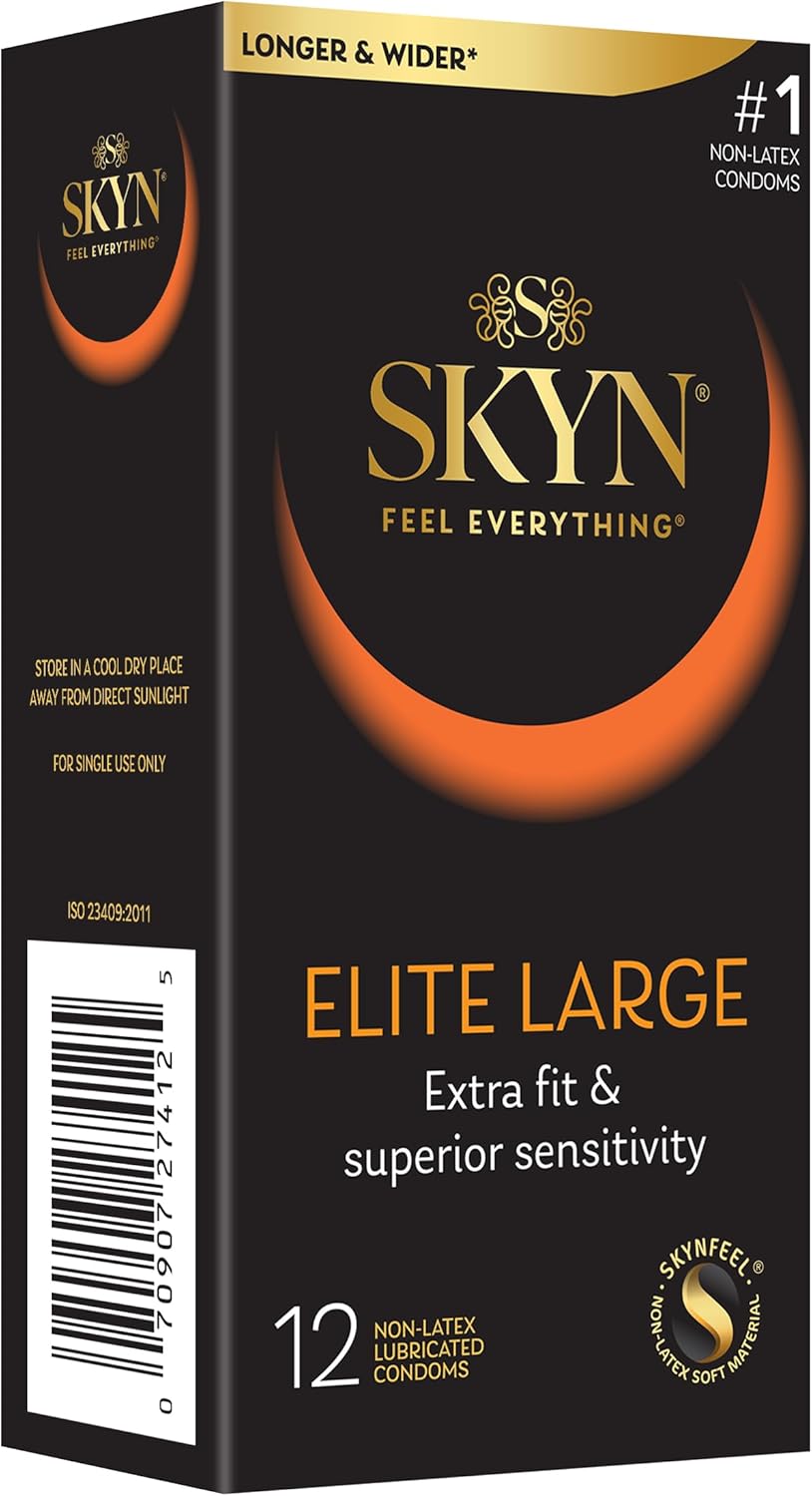 SKYN Preservativos grandes de poliisopreno naturales 12 unidades - Imagen 7