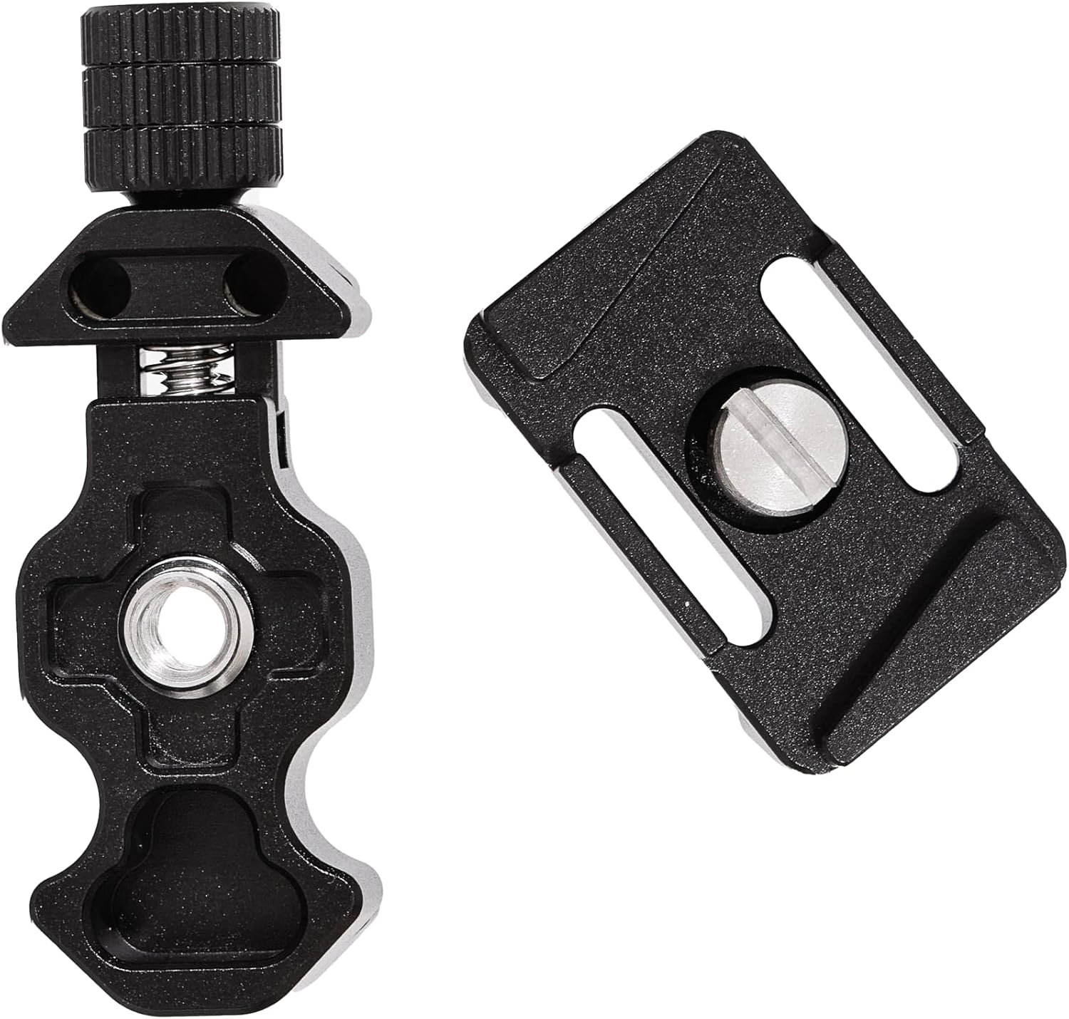 Ultralight Abrazadera Arca Swiss de 0.81oz23g con clip de captura de 0.37oz10g compatible con mini placa de liberación rápida Arca Swiss