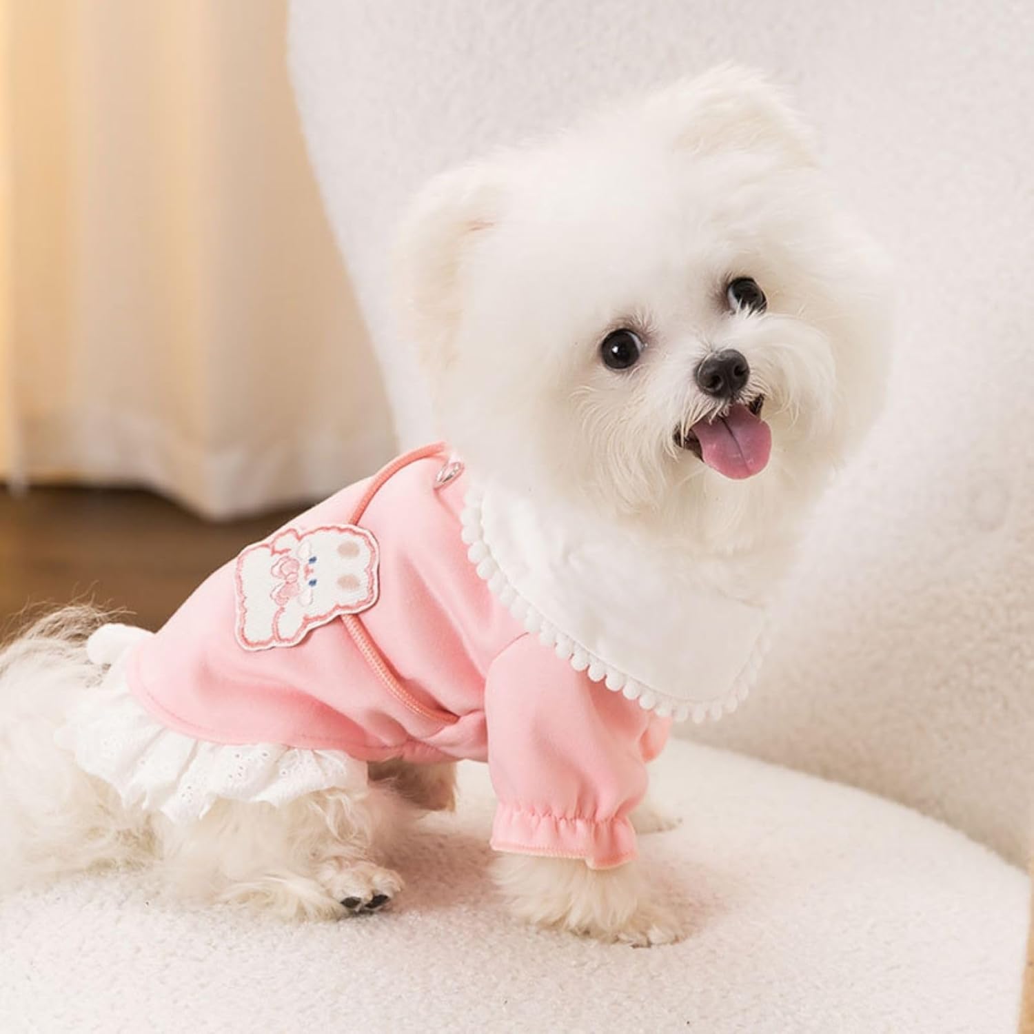 Suéter cálido para perros y mascotas, vestido para invierno, lindo abrigo para perros pequeños y medianos, Navidad, suave, para cachorros, para