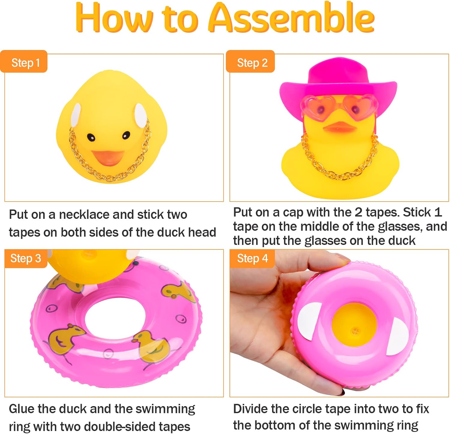 wonuu 2 piezas de adornos para tablero de instrumentos de automóvil, patos amarillos, pato de goma para decoración de automóvil, accesorios con