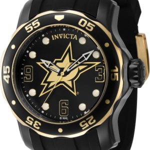 Invicta Reloj NHL Dallas Stars Quartz Black Dial para hombre 42325 Invicta Reloj NHL Dallas Stars Quartz Black Dial para hombre 42325