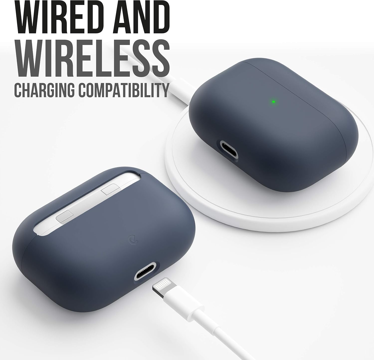 KeyBudz Carcasa rígida híbrida para Apple AirPods Pro