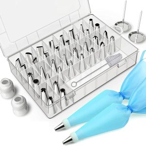 Juego de herramientas para hornear, kit de decoración de pasteles con boquillas de muchos tamaños diferentes Juego de herramientas para hornear, kit de decoración de pasteles con boquillas de muchos tamaños diferentes