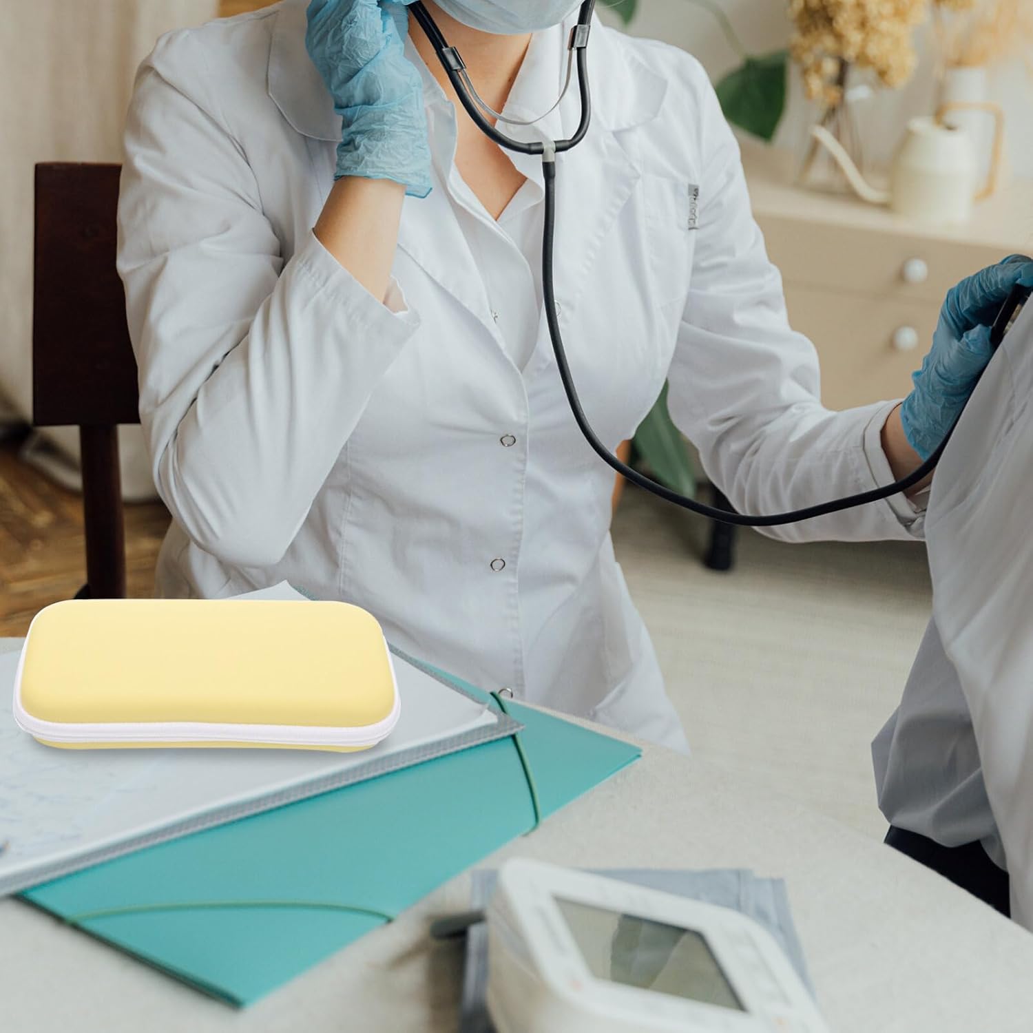 Lurrose Bolsa de almacenamiento Soporte de insulina Bolsa de medicina diabética Bolsa de medicina aislante Estuche de insulina Soporte de