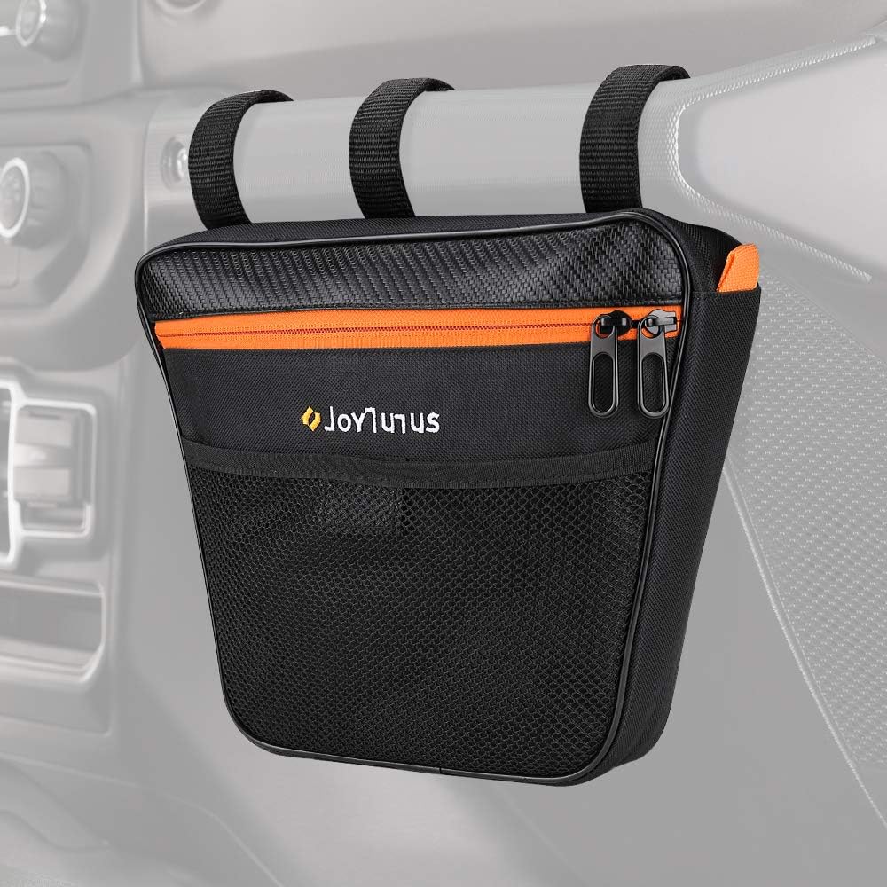 JOYTUTUS Bolsa de almacenamiento con asa de agarre para pasajeros, bolsa organizadora de almacenamiento para teléfono, bolsa organizadora multiusos