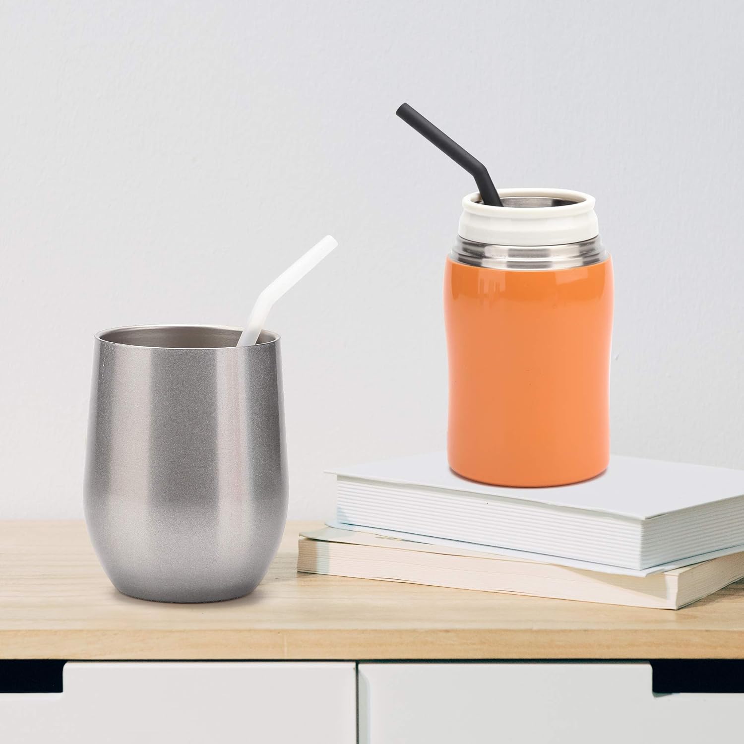 Pajitas de silicona transparentes reutilizables para niños pequeños y niños, 24 popotes flexibles de 6.7 pulgadas para vasos YetiRticOzark de 6 a 12