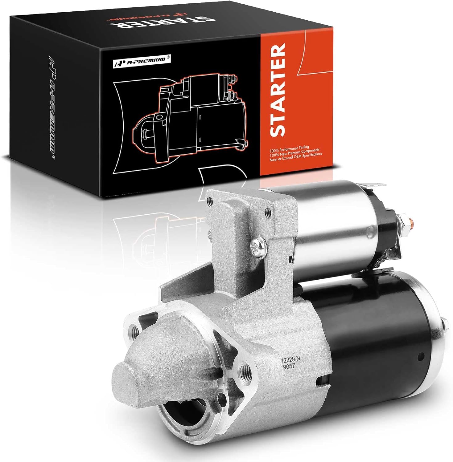 A-Premium Motor de arranque compatible con Suzuki Grand Vitara 2006-2008 V6 2.7L, XL-7 2006 V6 2.7L, 12V 1.4KW 8 dientes en sentido horario,