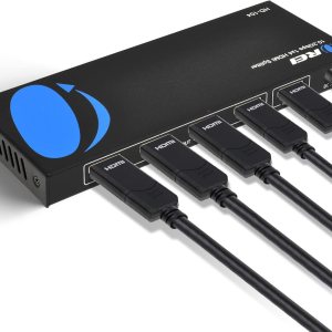 Divisor de potencia con puertos HDMI para full HD V. 1.3 Negro Divisor de potencia con puertos HDMI para full HD V. 1.3 Negro