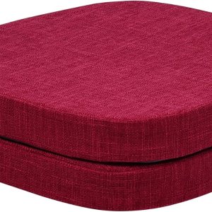 baibu Juego de 2 cojines metálicos de 14 x 14 pulgadas para sillas de comedor con lazos, cojines metálicos antideslizantes para sillas de comedor baibu Juego de 2 cojines metálicos de 14 x 14 pulgadas para sillas de comedor con lazos, cojines metálicos antideslizantes para sillas de comedor