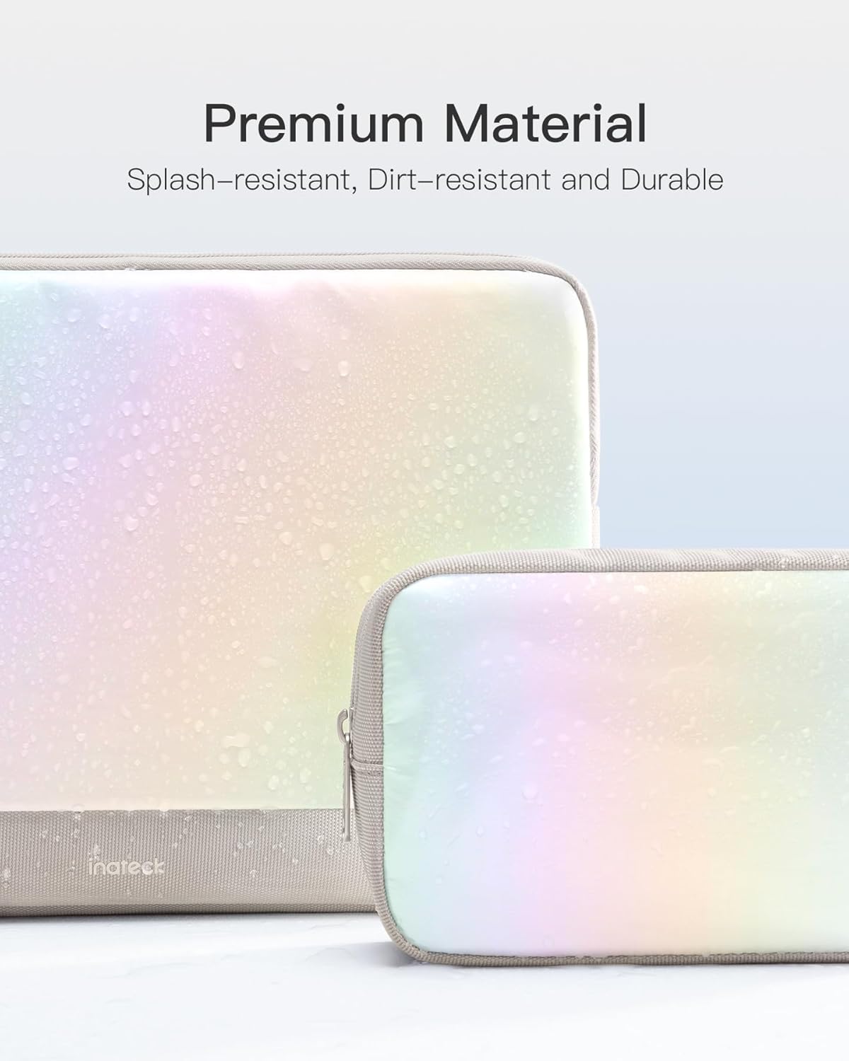 Inateck Funda para laptop de 13 a 13.3 pulgadas, compatible con MacBook Air de 13 pulgadas 2022-2018, MacBook Pro de 13 pulgadas 2022-2016, Surface