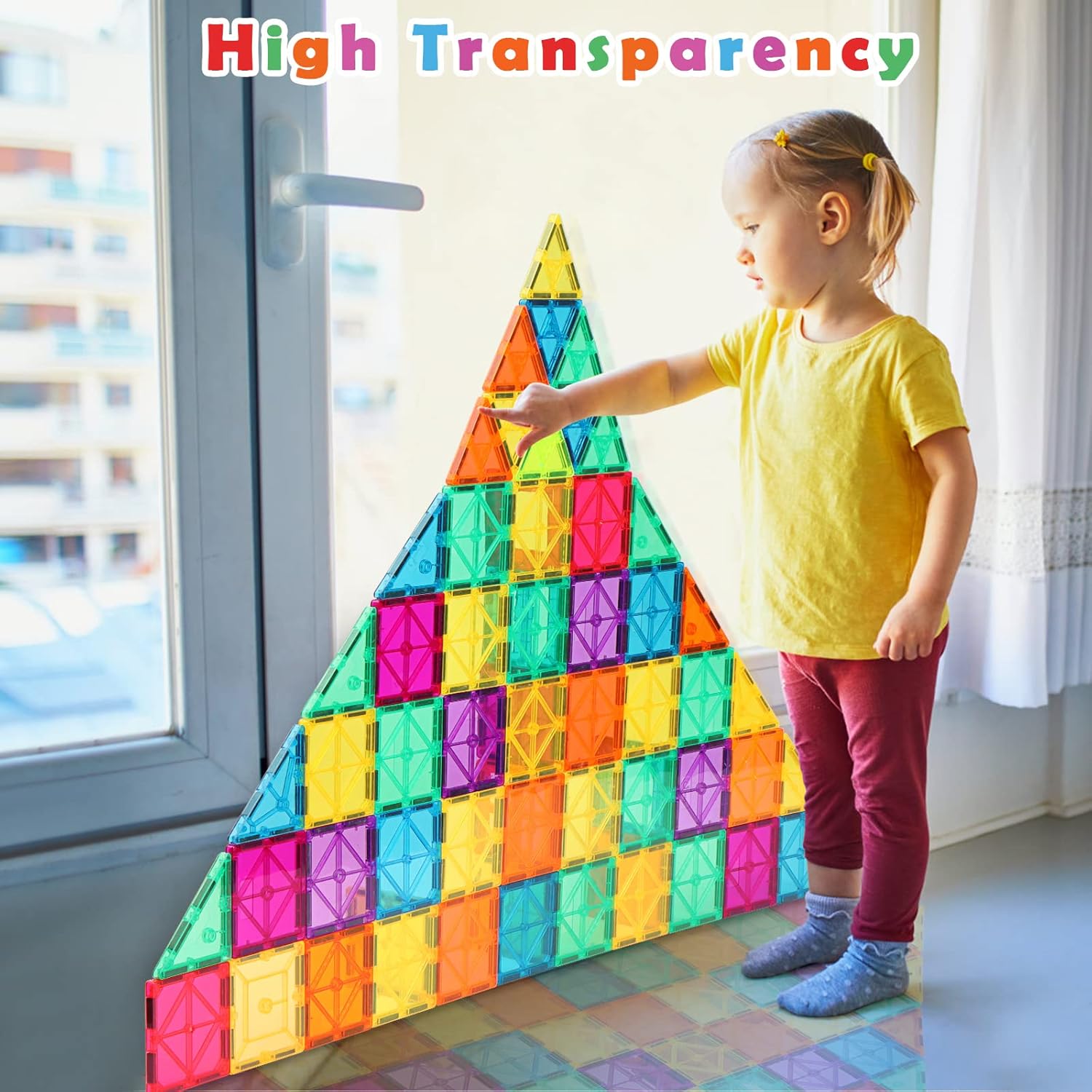 Gemmicc Azulejos magnéticos, bloques de construcción de juguetes magnéticos para niños, juguetes educativos aprobados por STEM, juego de iniciación